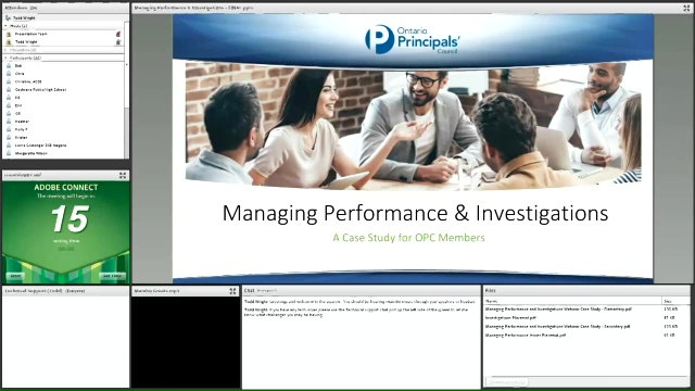 Resources for Managing Performance and Investigations